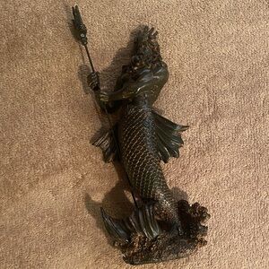 Mini bronze Poseidon